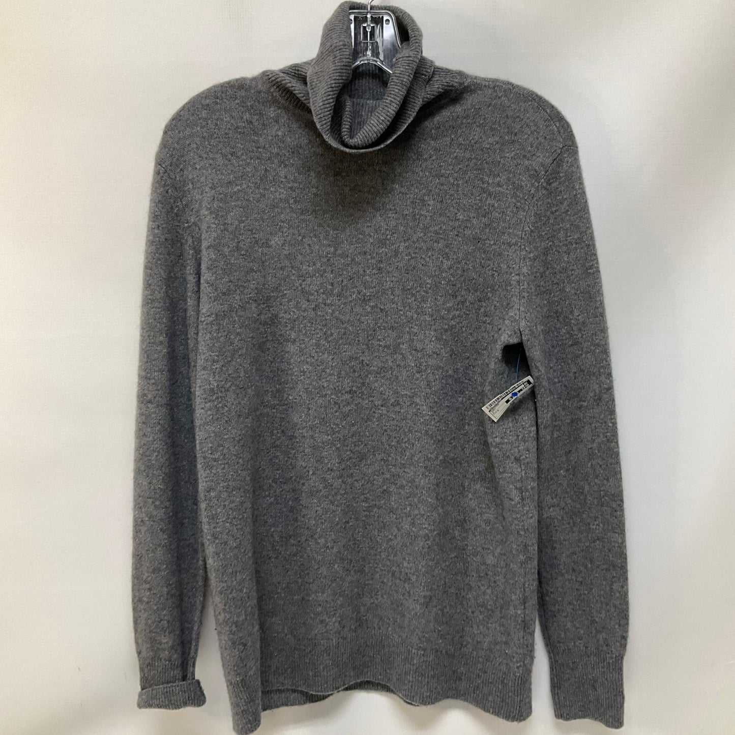 Sweater By Equipment In Grey, Size: S