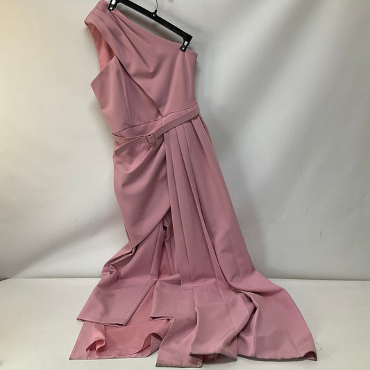 Dress Casual Maxi By Kay Unger In Pink, Size: 4