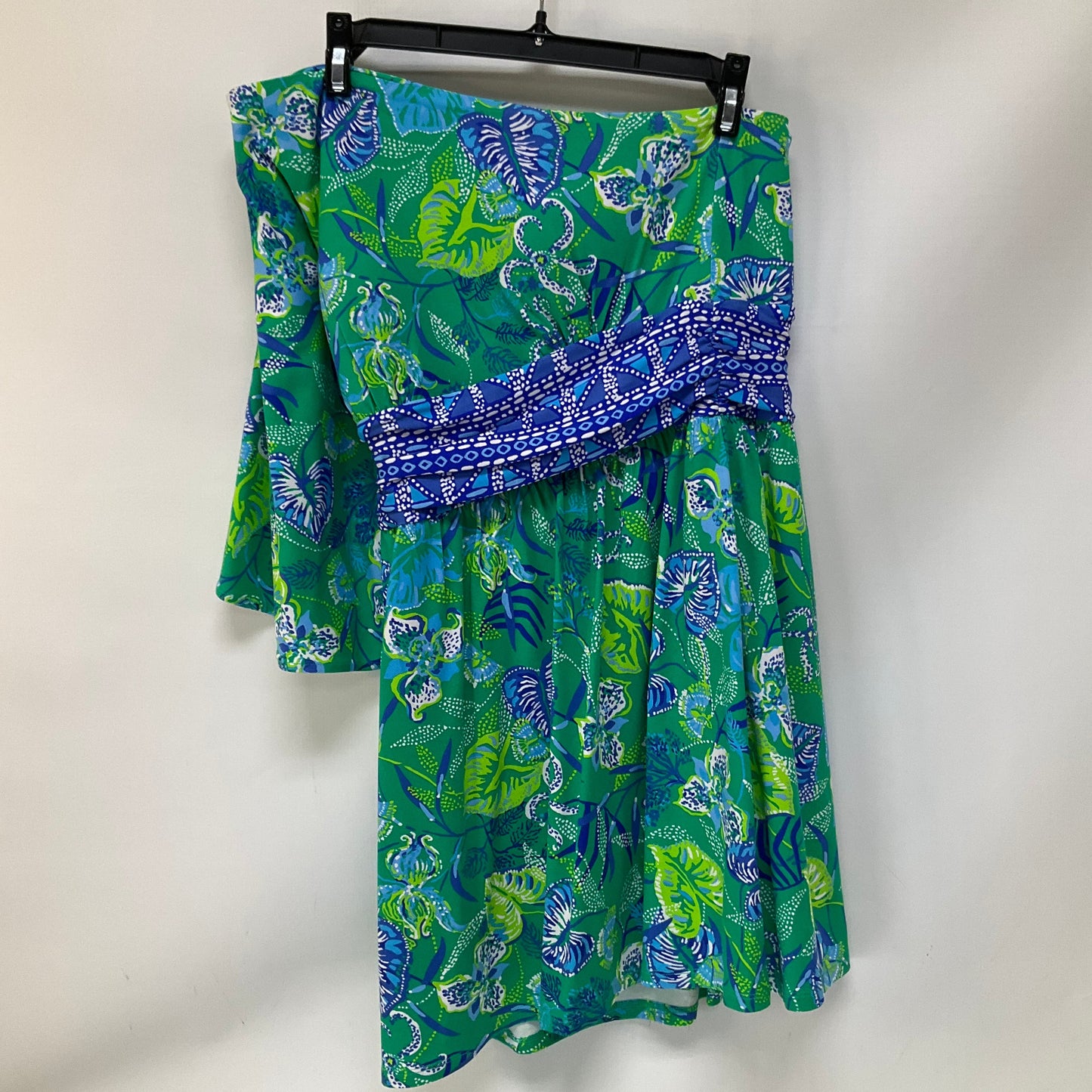 Dress Casual Short By Lilly Pulitzer In Blue & Green, Size: 2