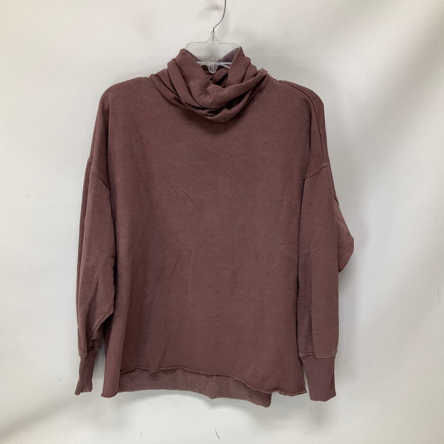 Top Long Sleeve By Aerie In Mauve, Size: S