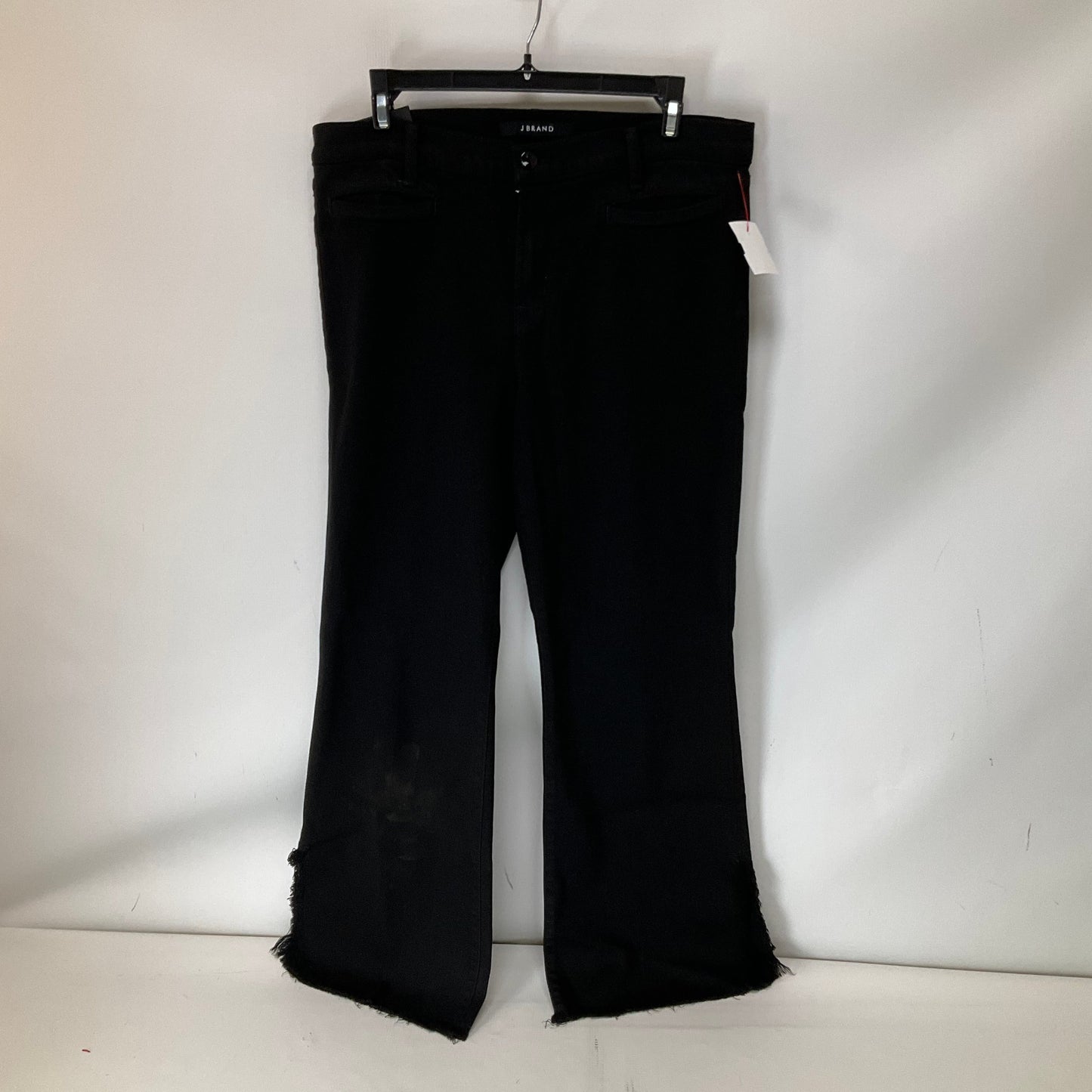 Jeans Flared By J Brand In Black Denim, Size: 14