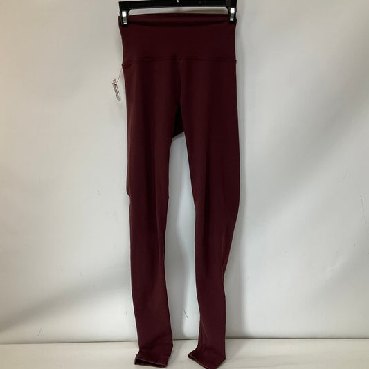 Athletic Leggings By Aerie In Maroon, Size: Xs