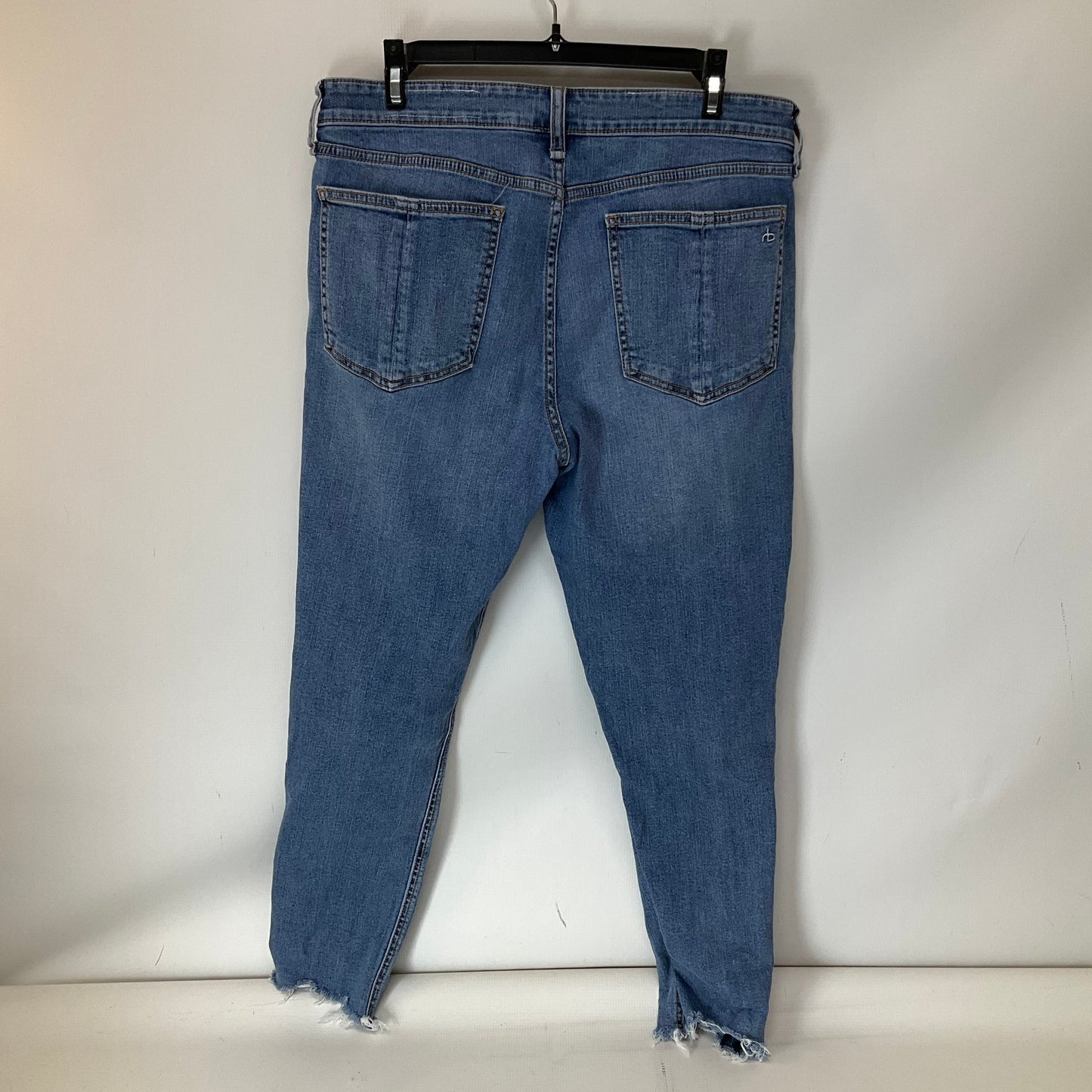 Jeans Skinny By Rag And Bone In Blue Denim, Size: 12