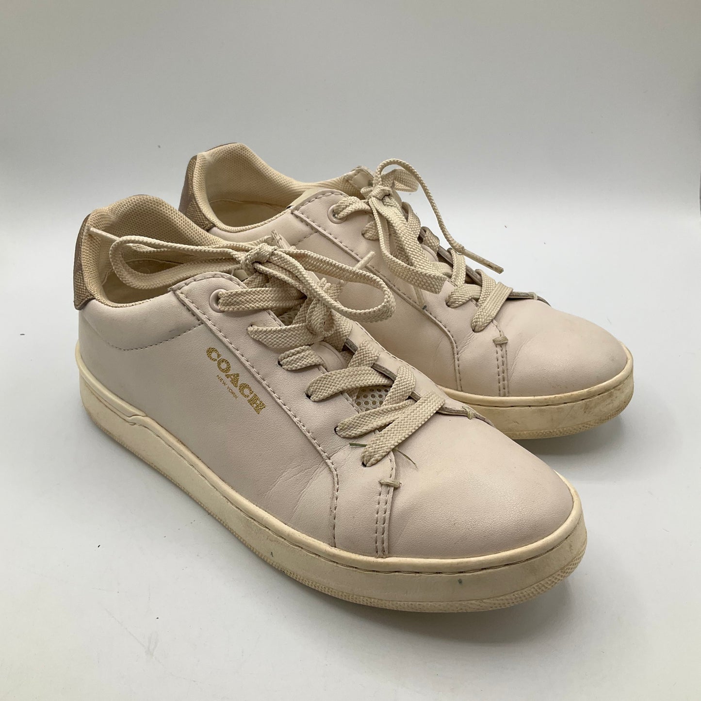 Shoes Designer By Coach In Cream, Size: 6