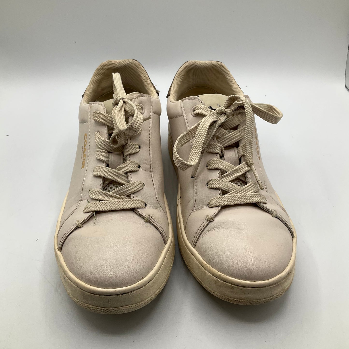 Shoes Designer By Coach In Cream, Size: 6