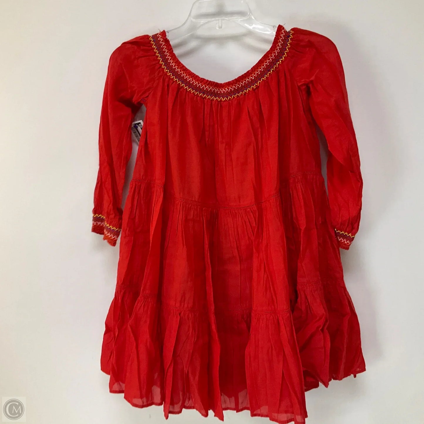 Tunic 3/4 Sleeve By Free People In Red, Size: S