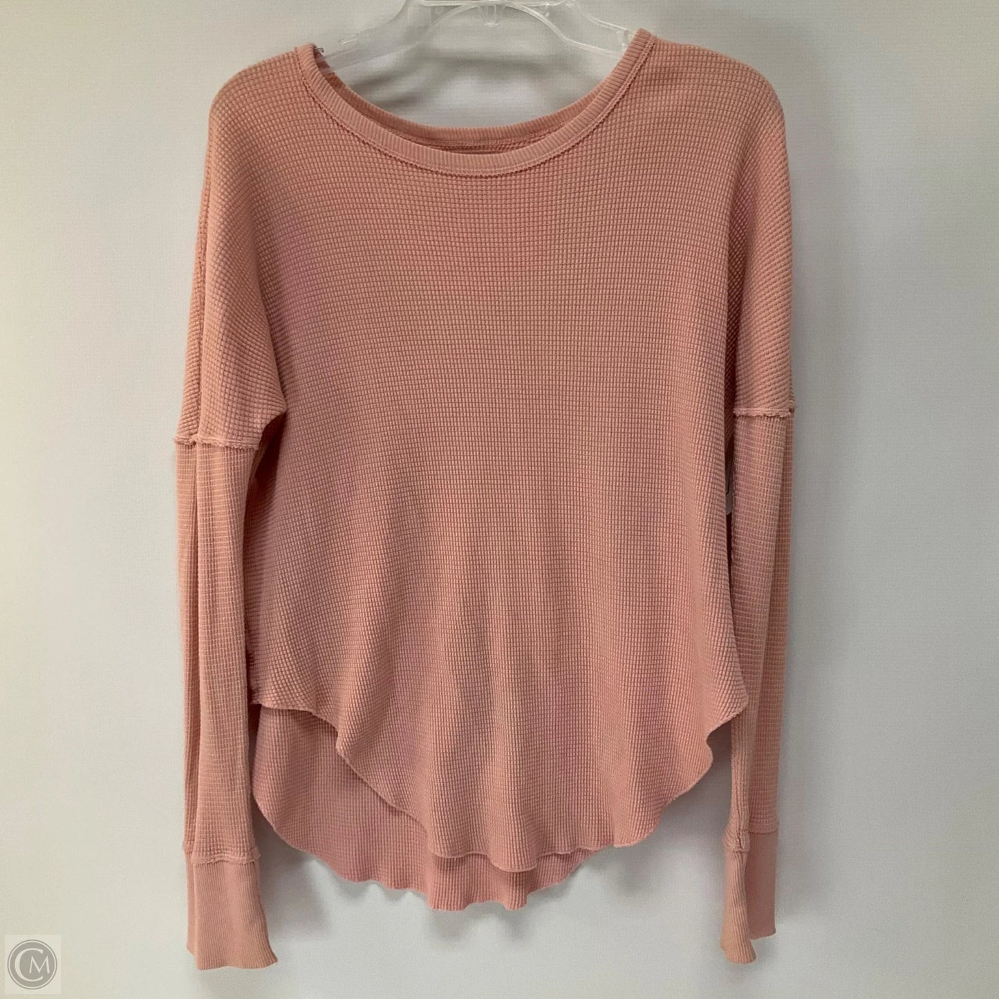 Top Long Sleeve By Aritzia In Pink, Size: S