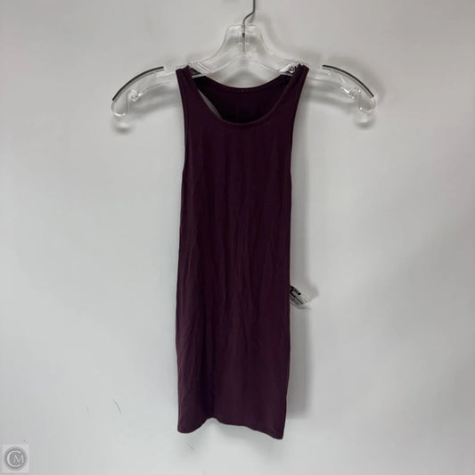 Athletic Tank Top By Lululemon In Purple, Size: 2