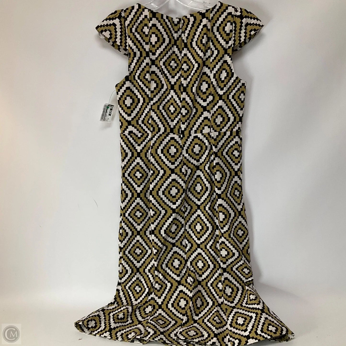 Dress Casual Midi By Anthropologie In Black & Tan, Size: Mp