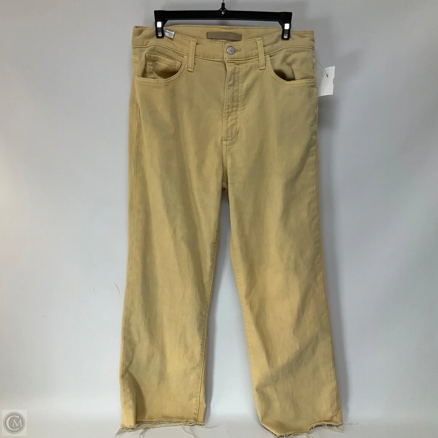 Jeans Wide Leg By Joes Jeans In Yellow Denim, Size: 10