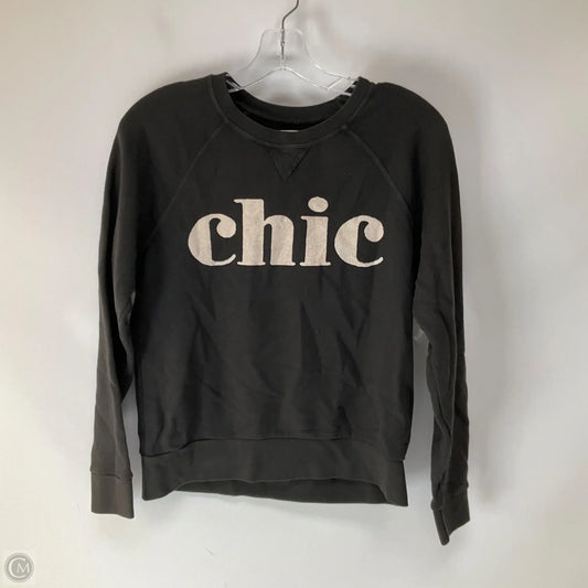 Sweatshirt Crewneck By Sol Angeles In Grey, Size: Xs