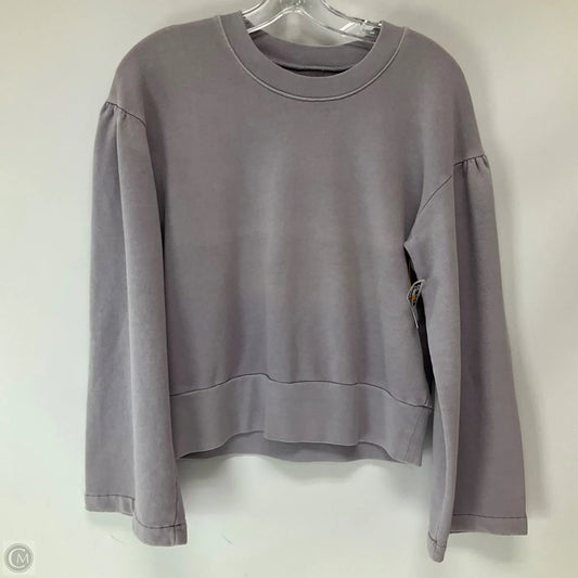 Sweatshirt Crewneck By Madewell In Purple, Size: S