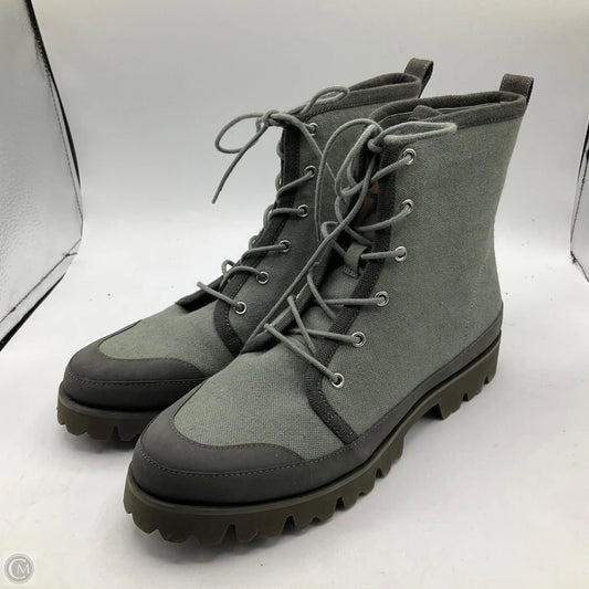 Boots Ankle Flats By J. Crew In Green, Size: 10