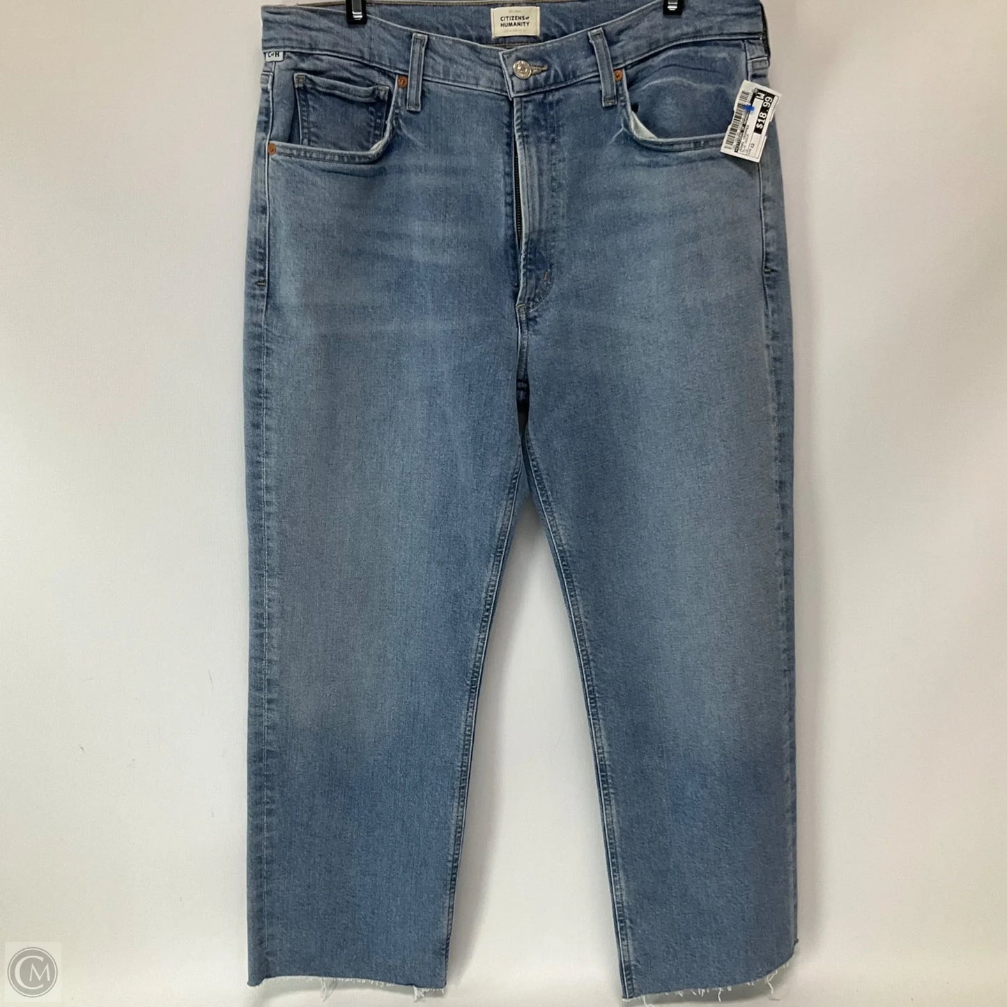 Jeans Cropped By Citizens Of Humanity In Blue Denim, Size: 12