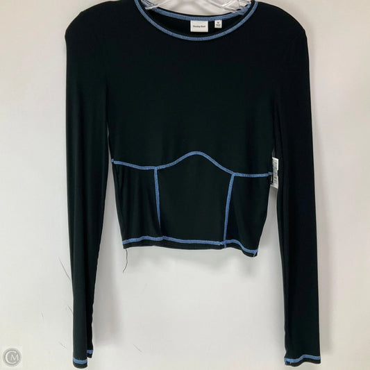 Top Long Sleeve By Sunday Best In Navy, Size: M