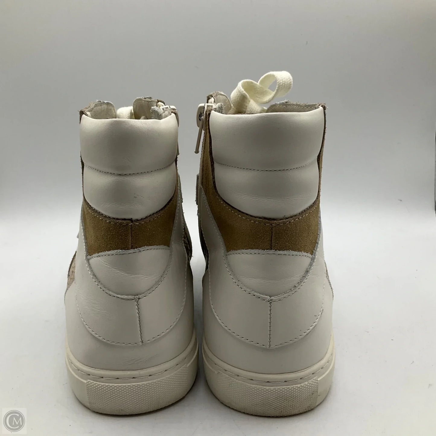 Shoes Sneakers By Matisse In Gold & White, Size: 10