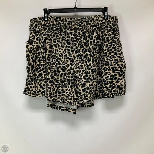 Shorts By Anthropologie In Animal Print, Size: Xl