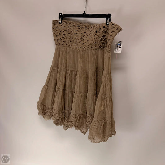 Top Sleeveless By Free People In Beige, Size: M