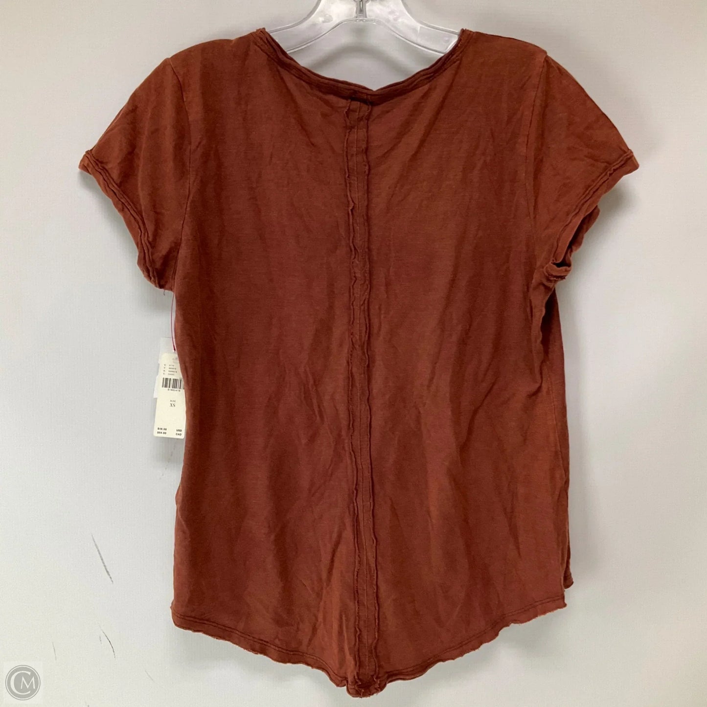 Top Short Sleeve By Pilcro In Brown, Size: Xs