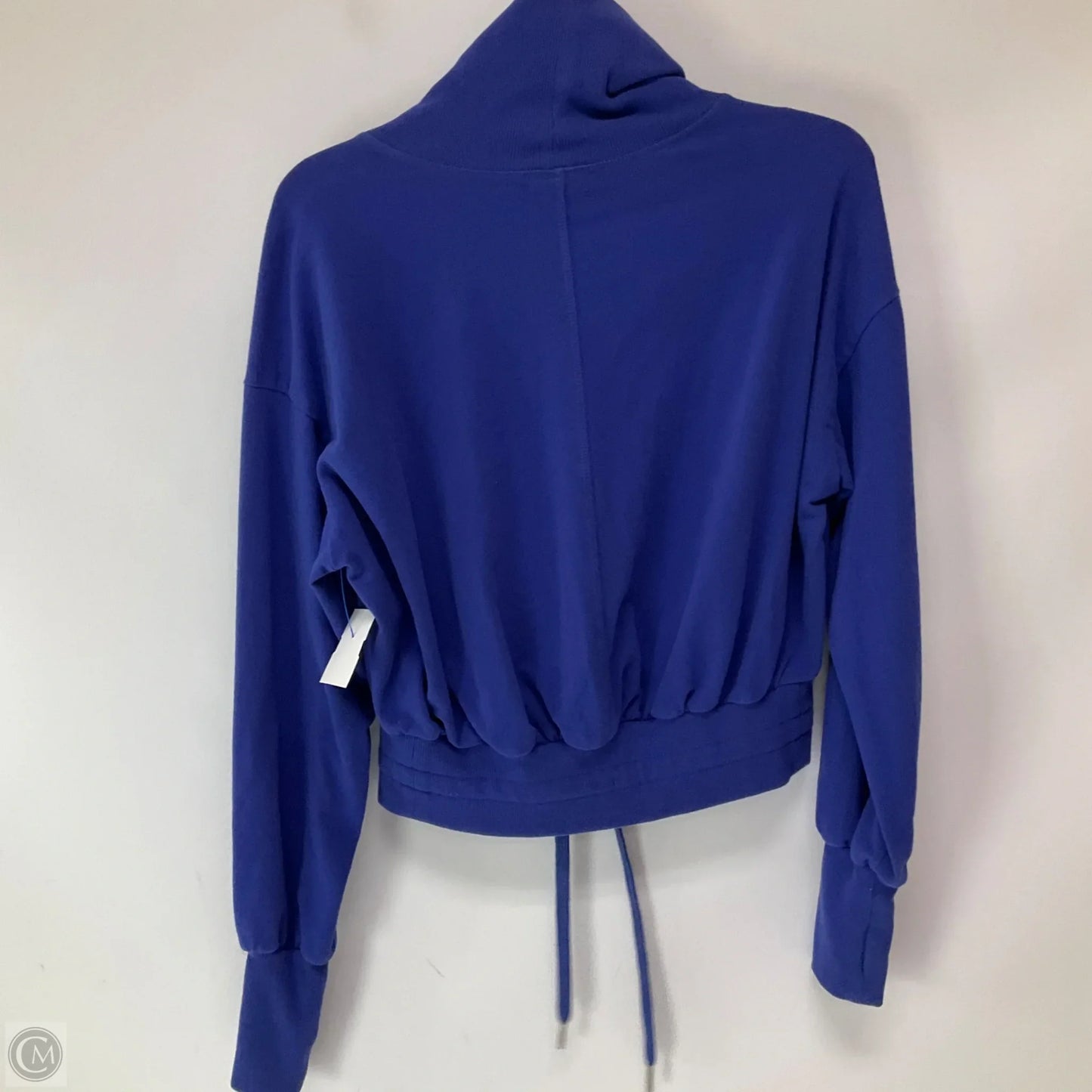Athletic Top Long Sleeve Collar By Sweaty Betty In Blue, Size: S