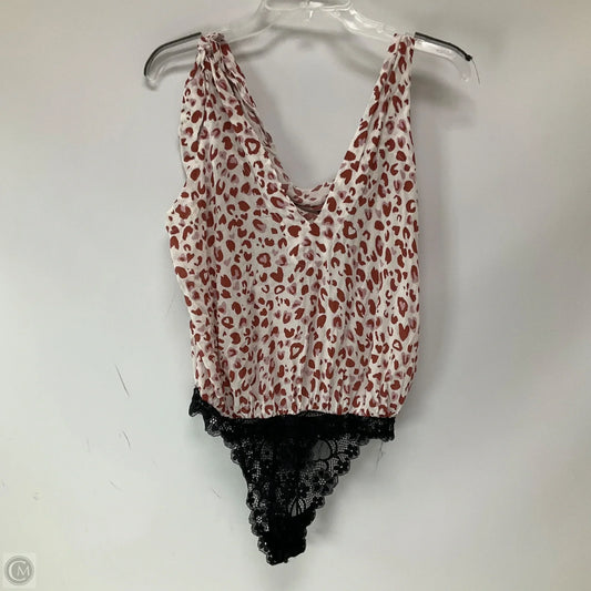 Bodysuit By Free People In Animal Print, Size: S
