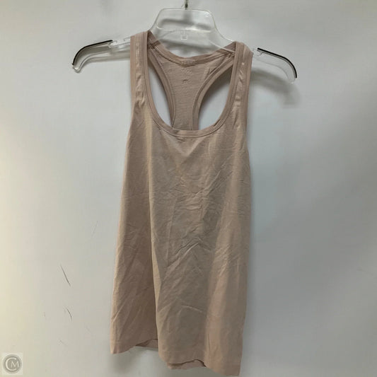 Athletic Tank Top By Lululemon In Beige, Size: 8