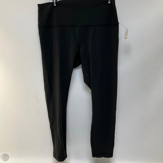 Athletic Leggings By Lululemon In Black, Size: 14