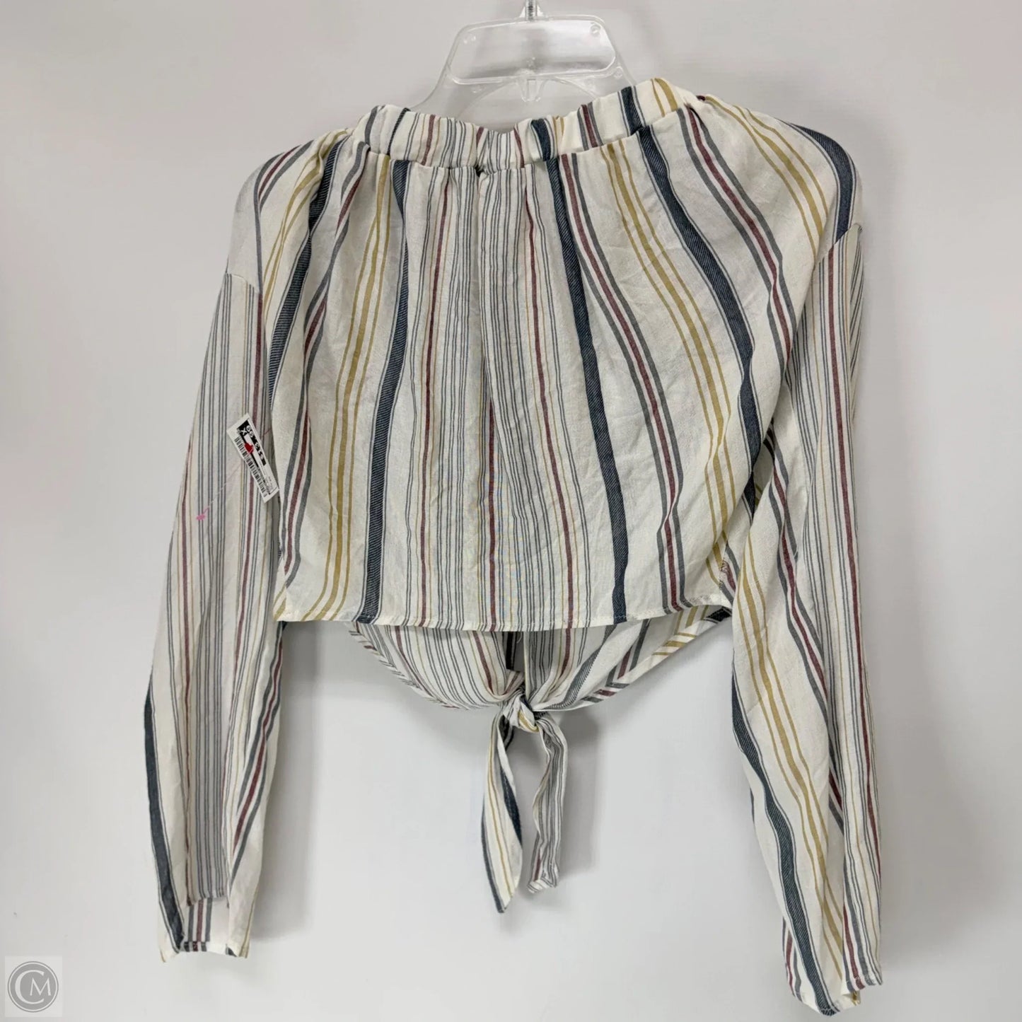 Top Long Sleeve By Free People In Striped Pattern, Size: Xs