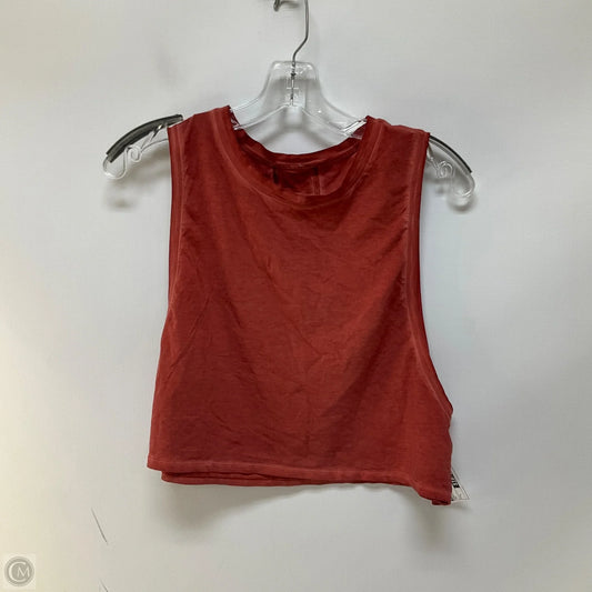 Athletic Tank Top By Lululemon In Red, Size: L