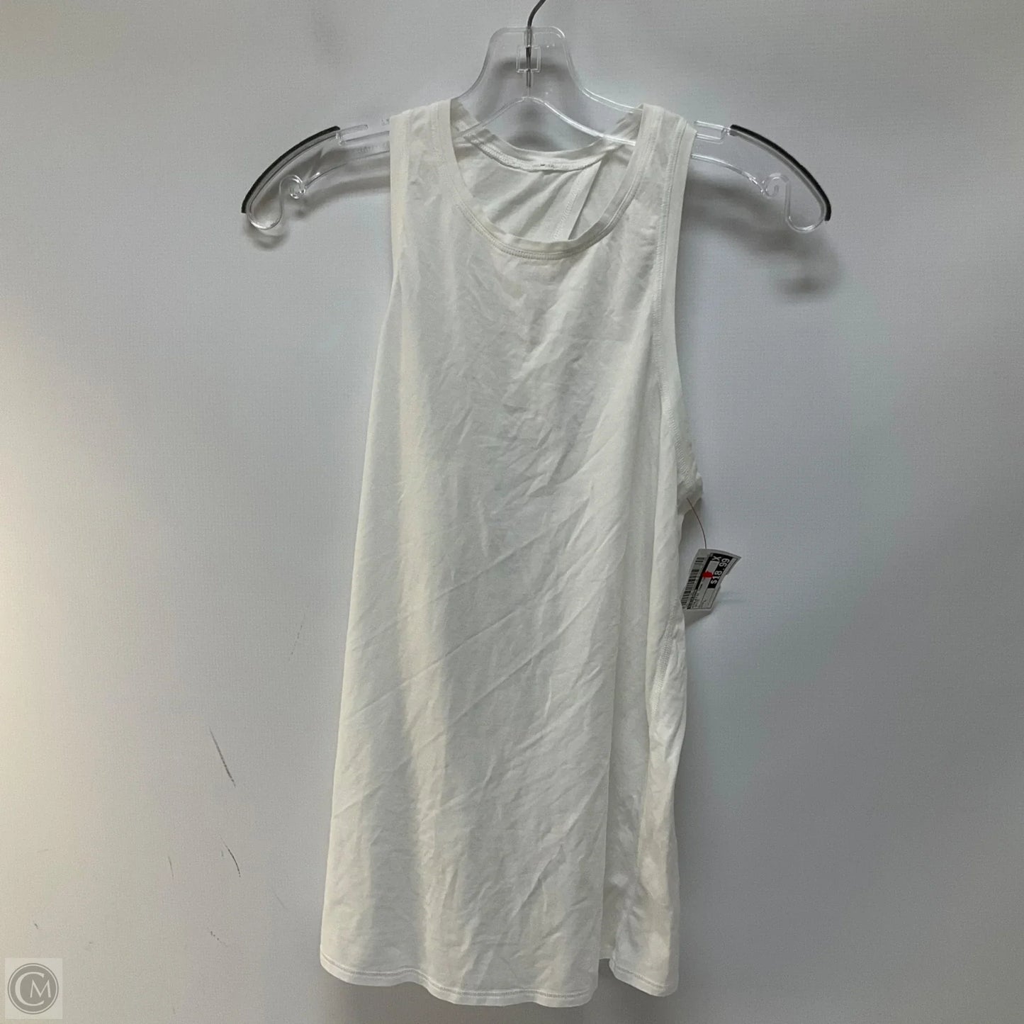 Athletic Tank Top By Lululemon In White, Size: L