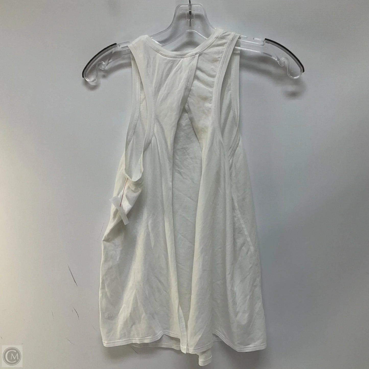 Athletic Tank Top By Lululemon In White, Size: L