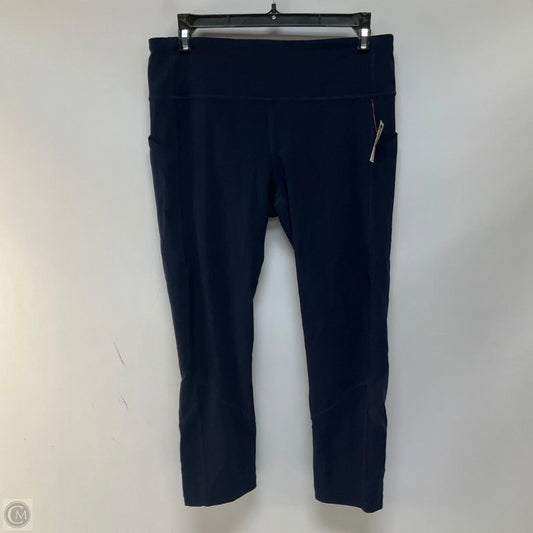 Athletic Leggings By Lululemon In Navy, Size: 8