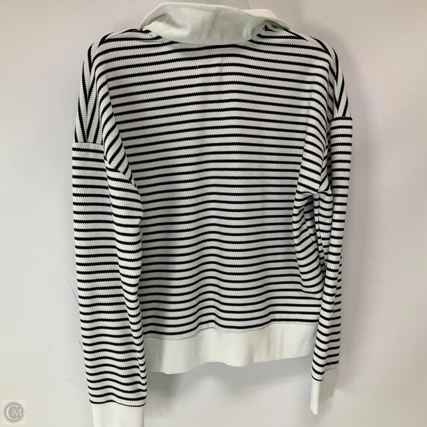 Top Long Sleeve By Thread And Supply In Striped Pattern, Size: M