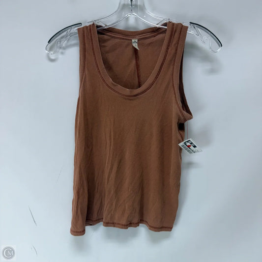 Tank Top By Free People In Brown, Size: S