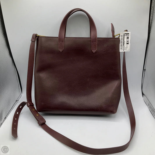Crossbody Leather By Madewell, Size: Medium