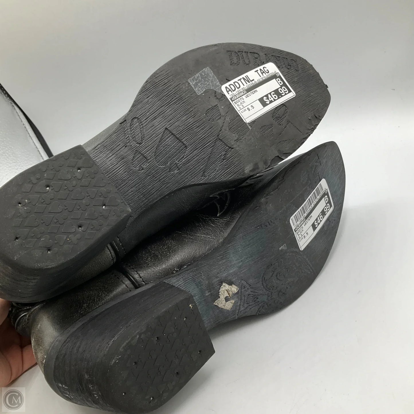 Boots Western By Durango In Black, Size: 9.5