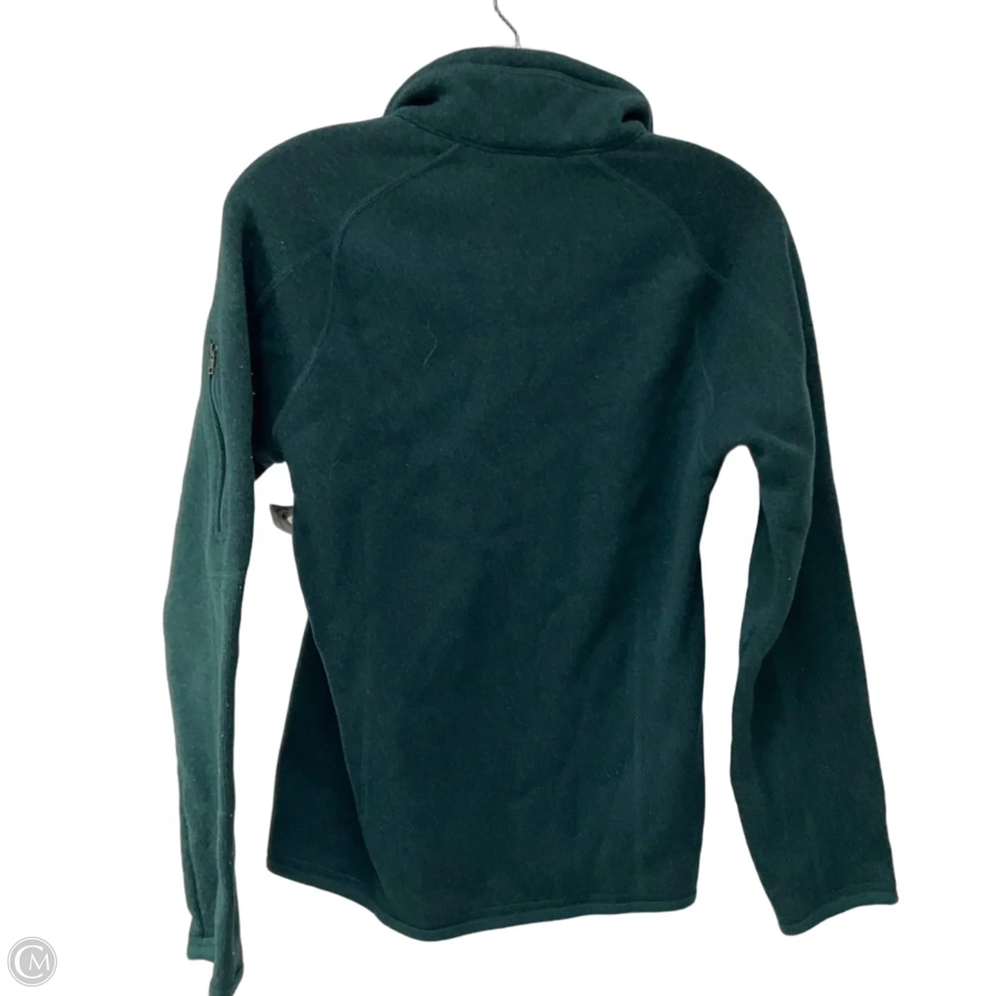 Sweatshirt Collar By Patagonia In Green, Size: S