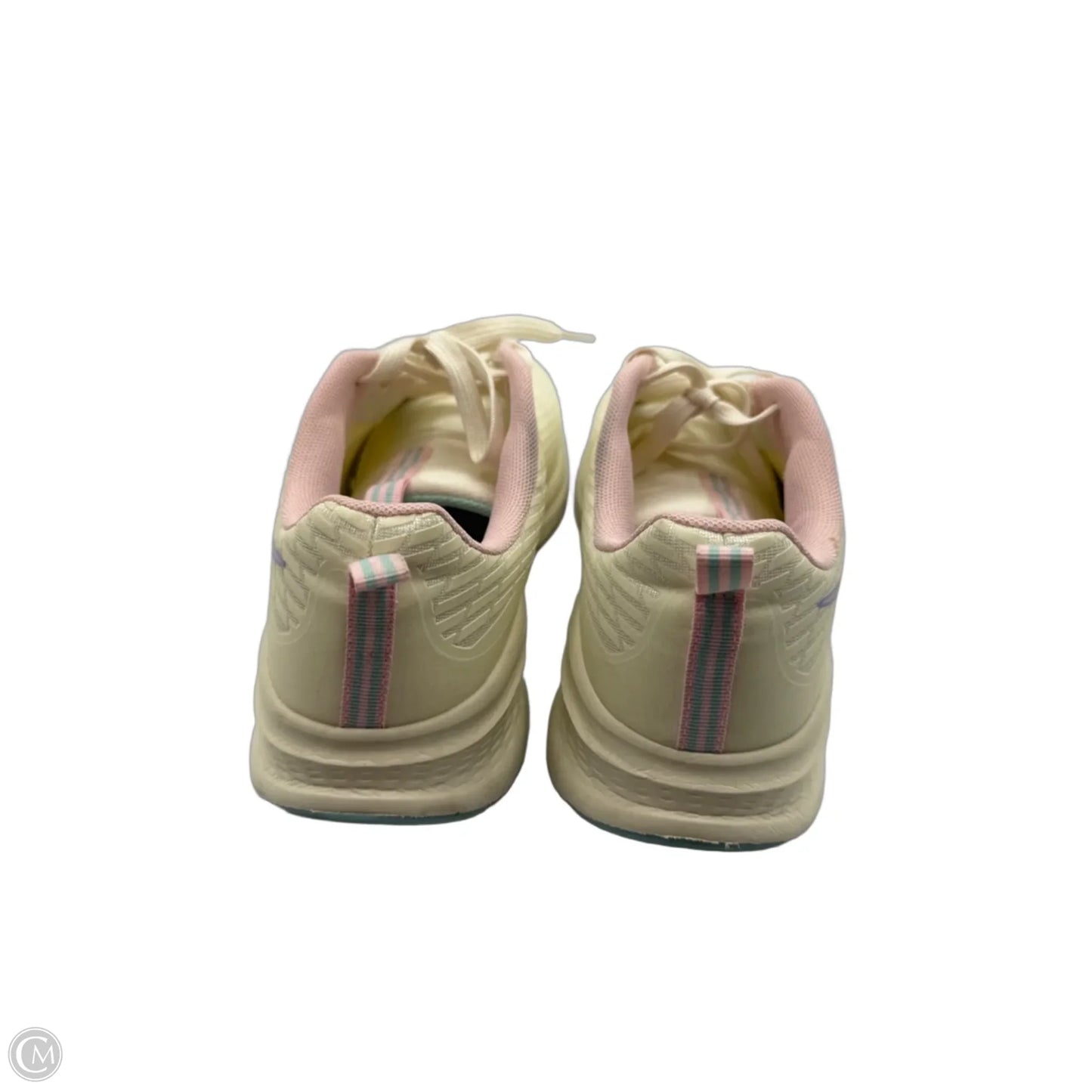 Shoes Athletic By Crane In Cream & Purple, Size: 10