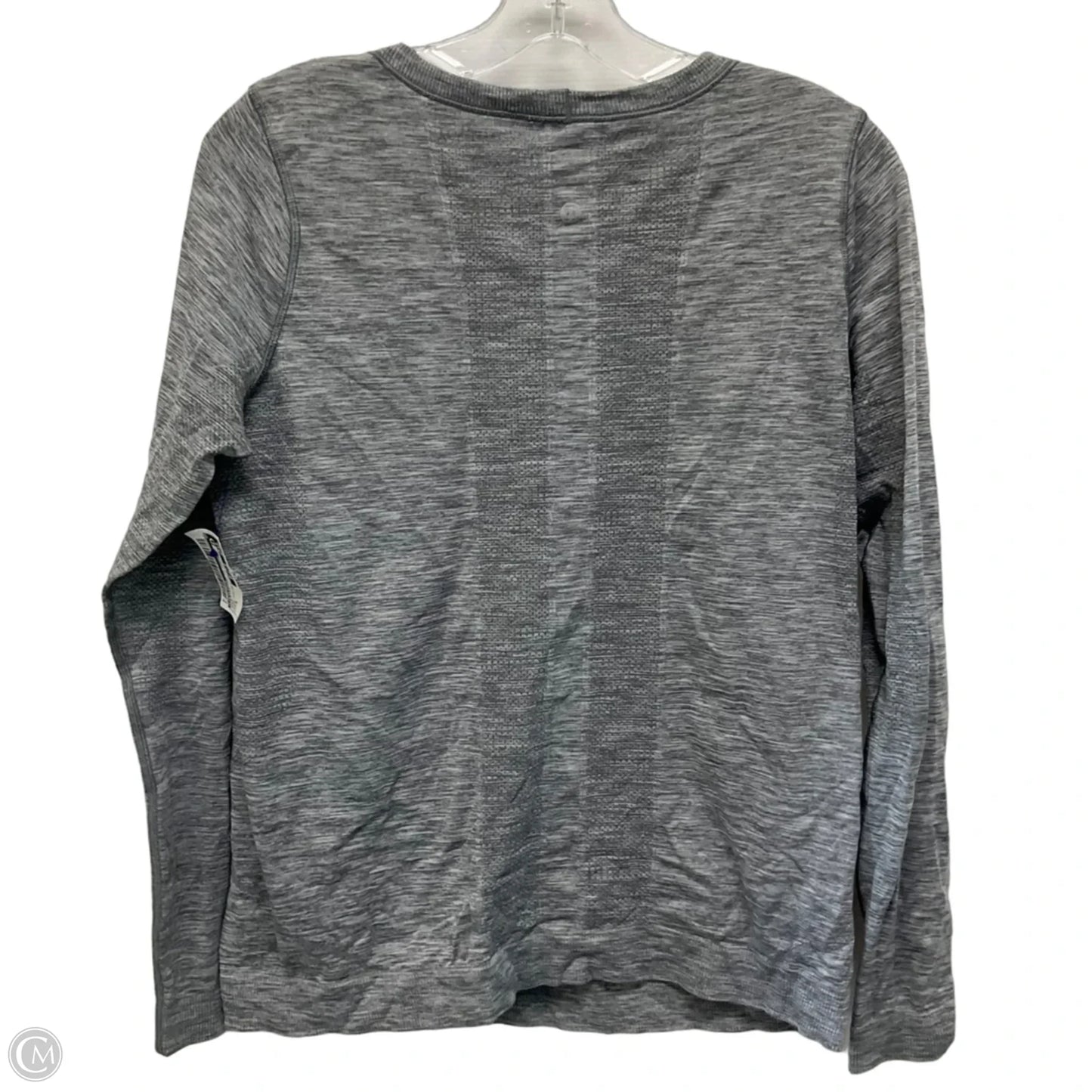 Athletic Top Long Sleeve Crewneck By Lululemon In Grey, Size: 8