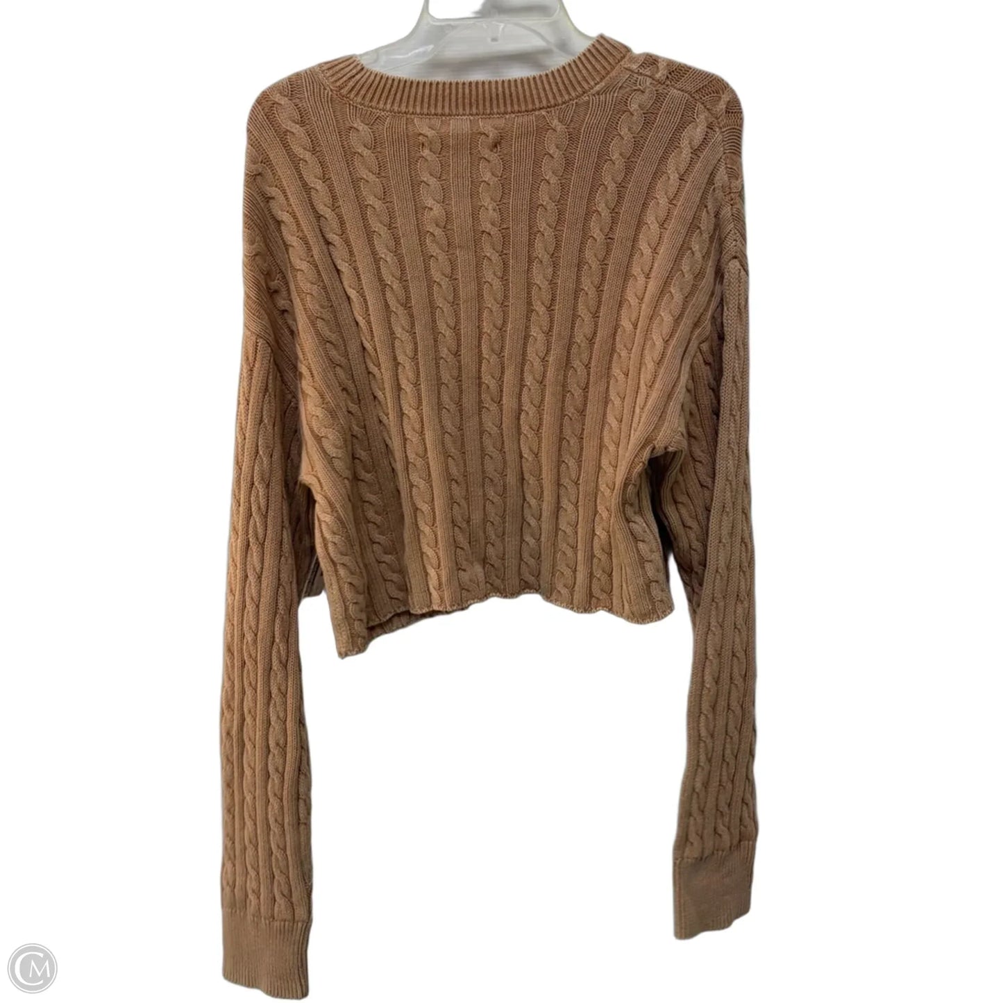 Sweater By Aerie In Tan, Size: L