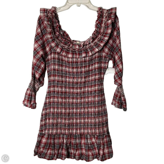 Dress Casual Short By Pilcro In Plaid Pattern, Size: S