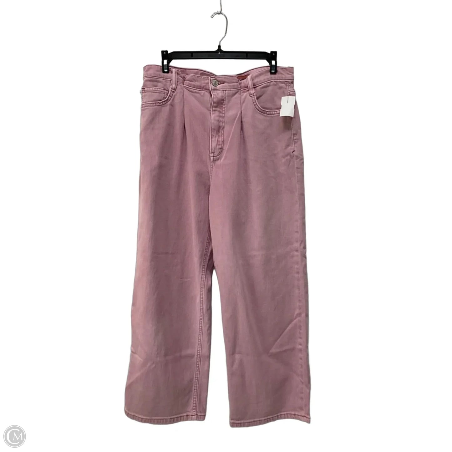Pants Wide Leg By Pilcro In Pink Denim, Size: 8