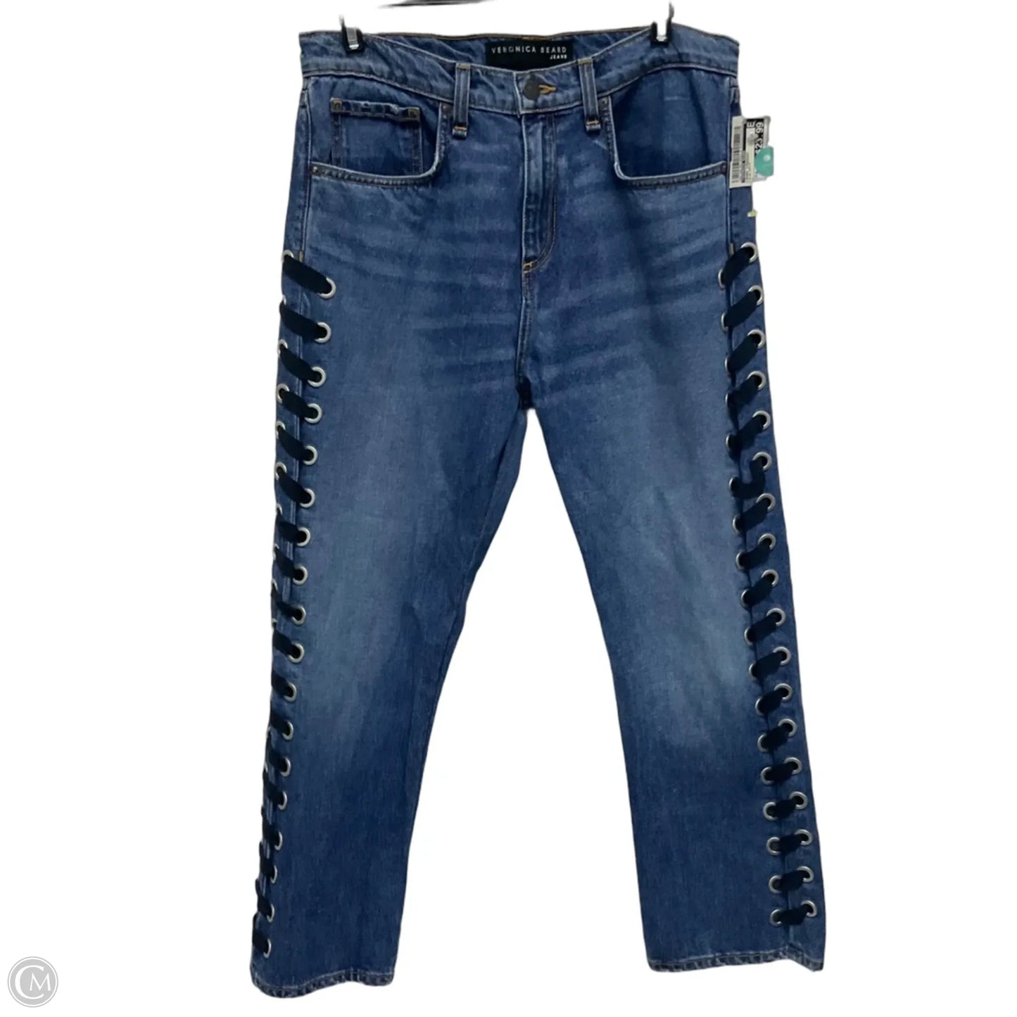 Jeans Straight By Veronica Beard In Blue Denim, Size: 6