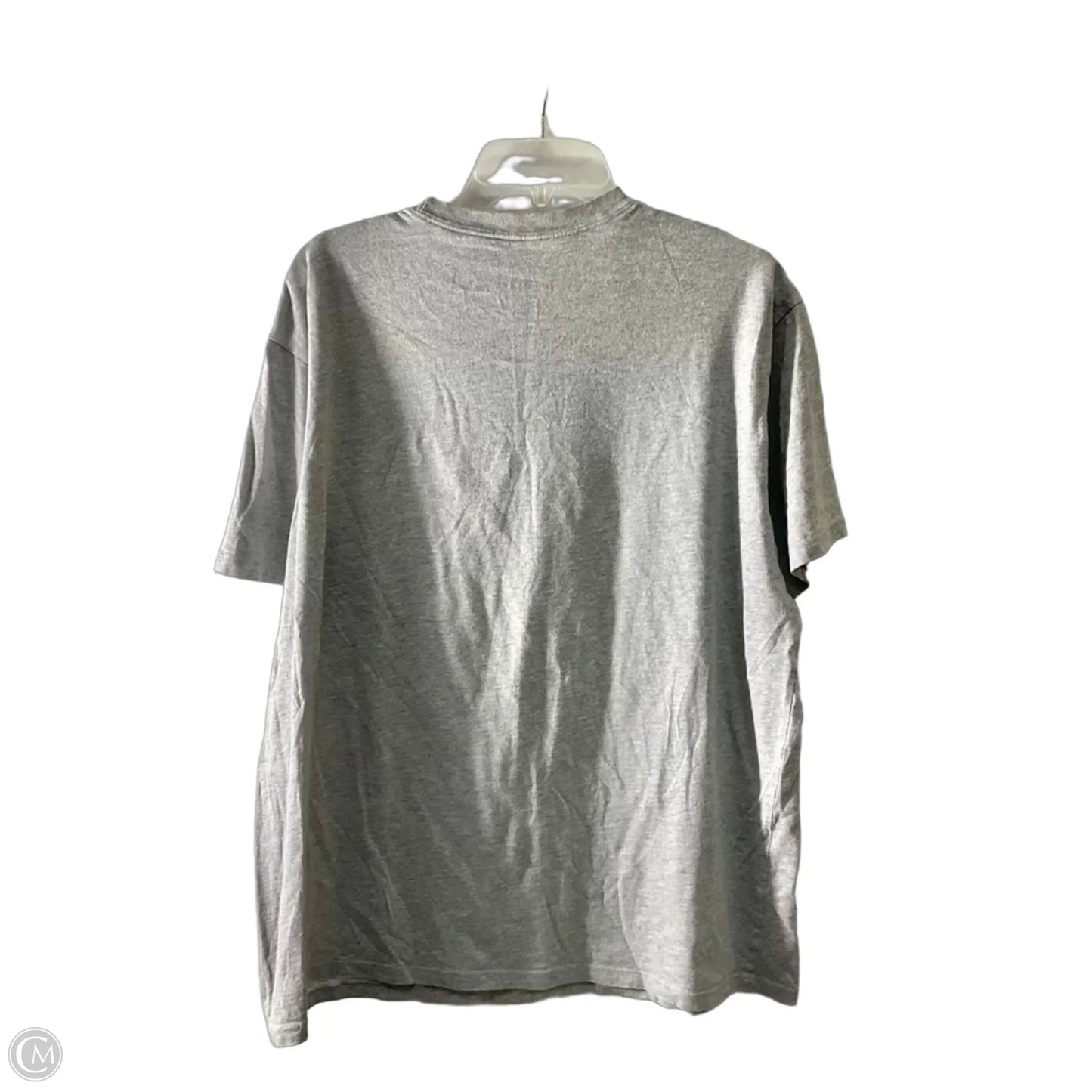 Athletic Top Short Sleeve By Junk Food In Grey & Orange, Size: Xl