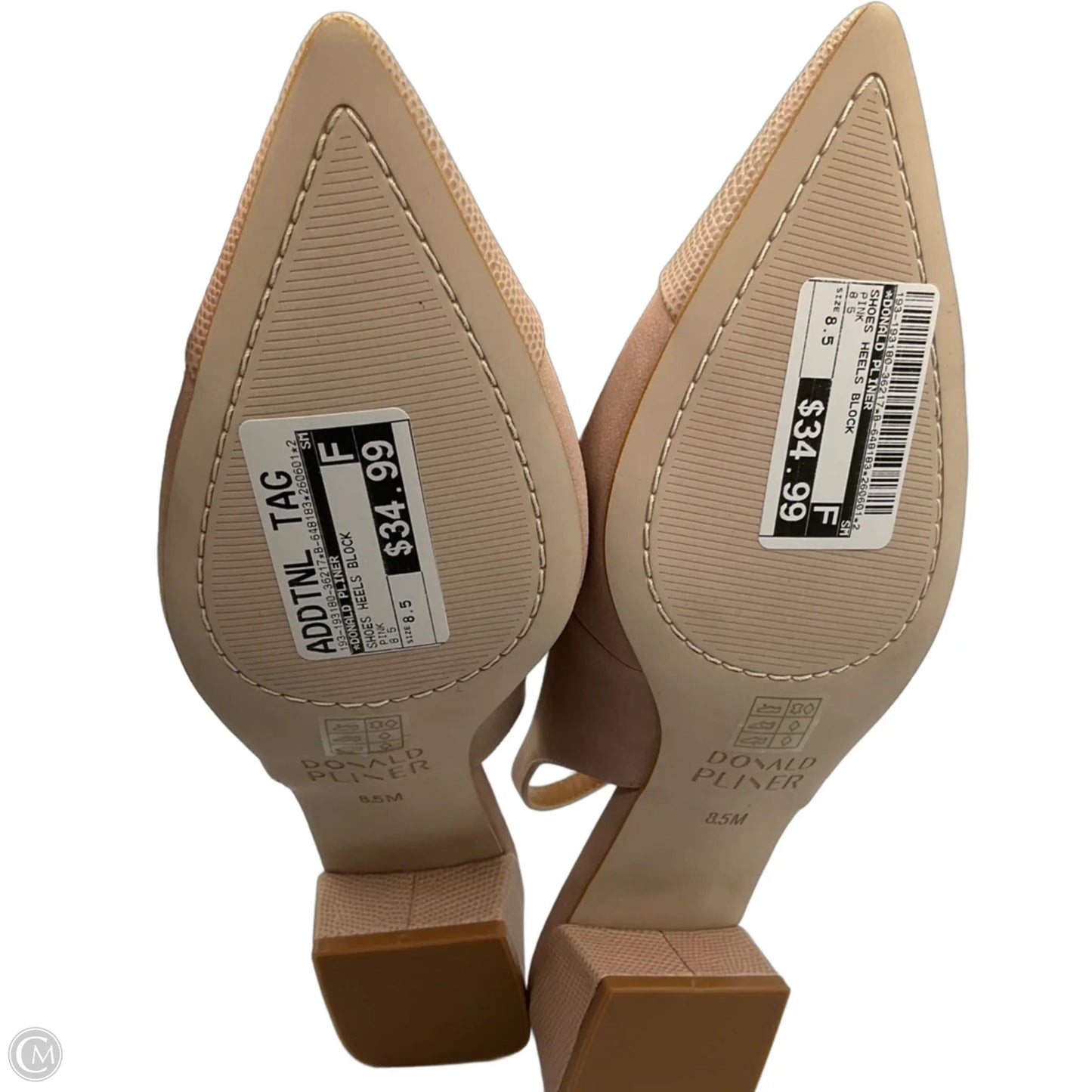 Shoes Heels Block By Donald Pliner In Pink, Size: 8.5