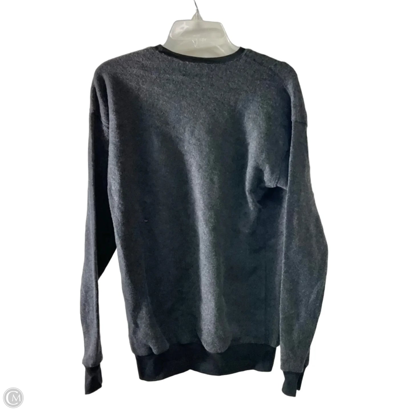 Athletic Sweatshirt Crewneck By Bella + Canvas In Grey & Orange, Size: Xs