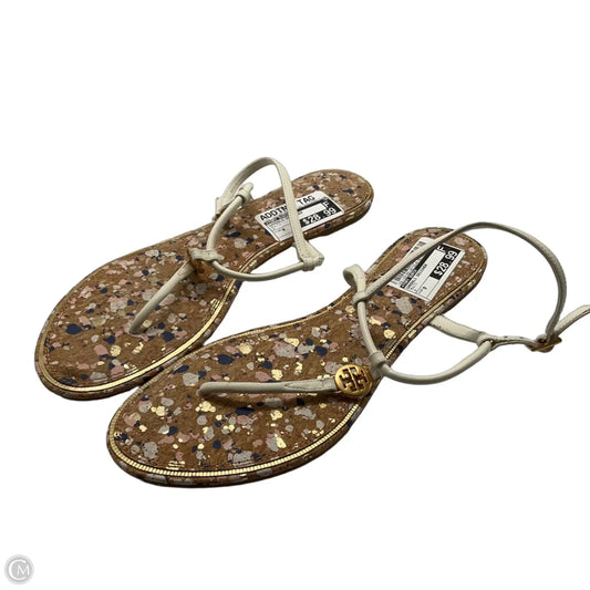 Sandals Designer By Tory Burch In Multi-colored, Size: 9
