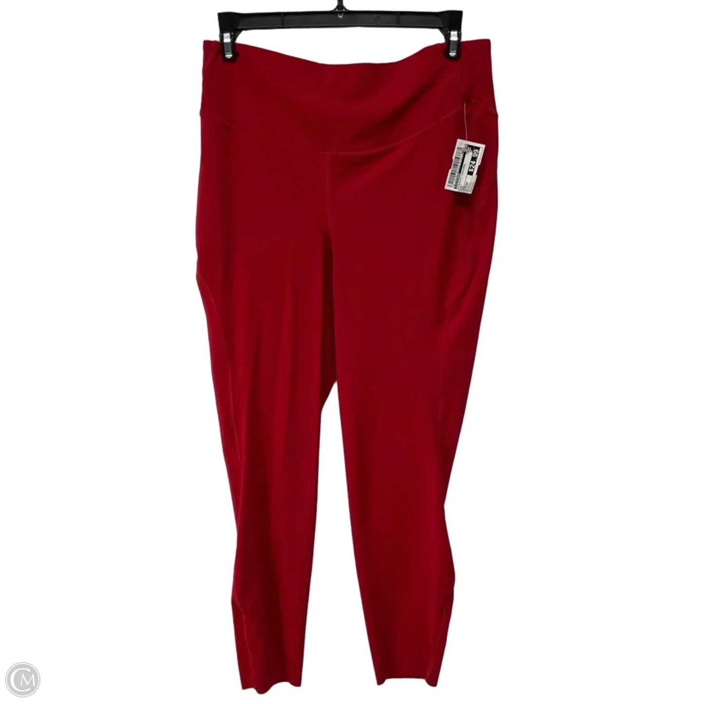 Athletic Leggings By Lululemon In Red, Size: 10