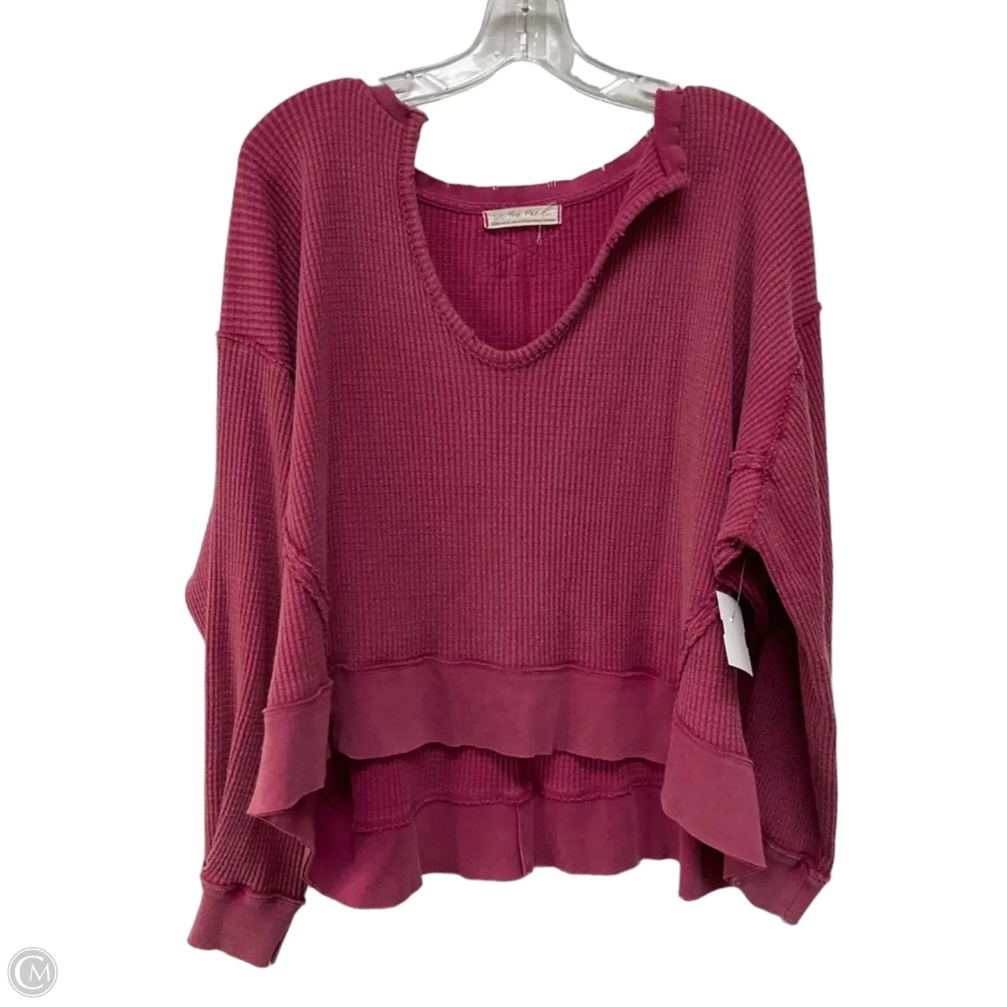 Top Long Sleeve By We The Free In Pink, Size: Xs