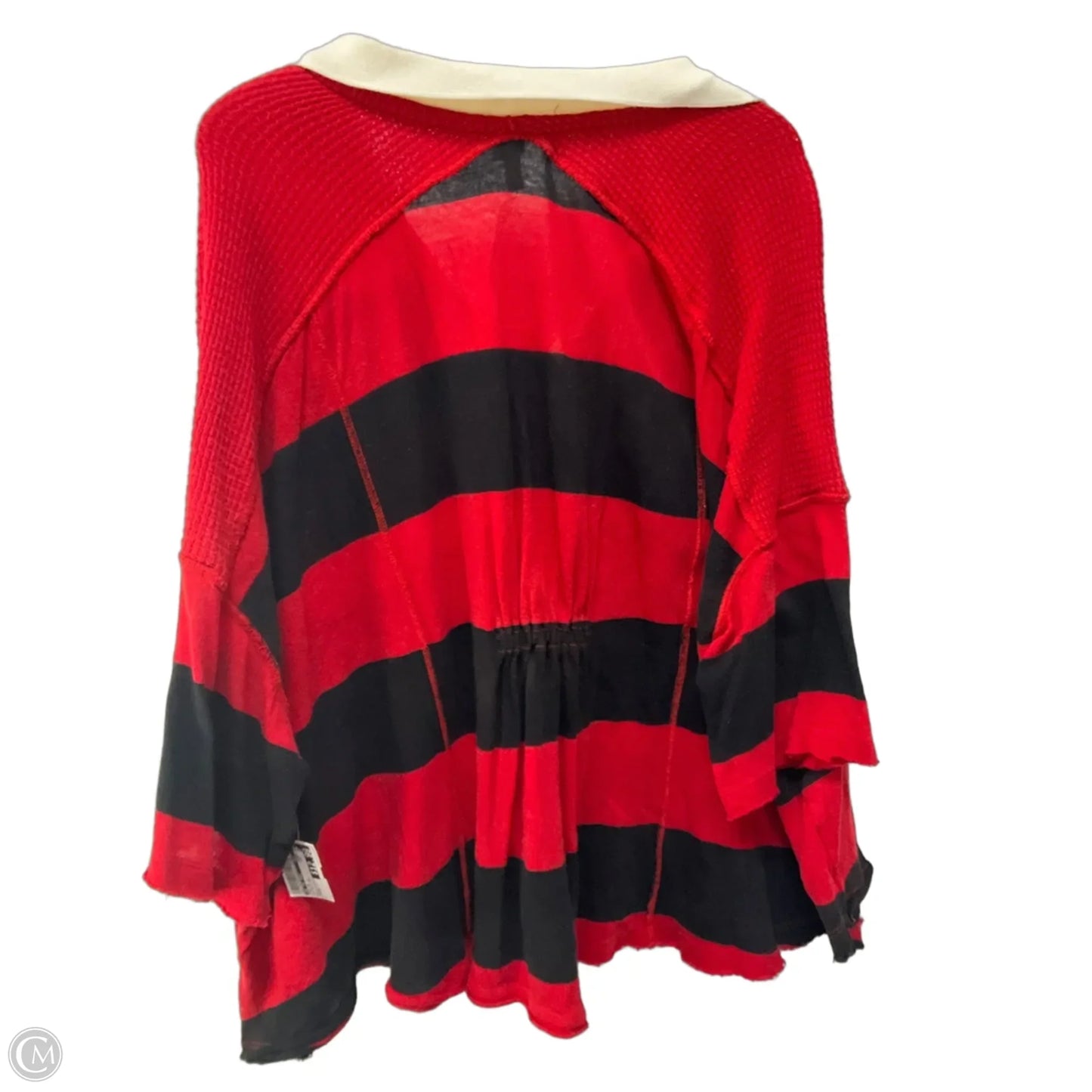 Top Short Sleeve By We The Free In Black & Red, Size: S